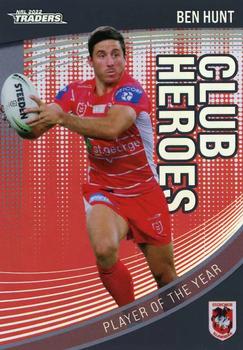 2022 NRL Traders - Club Heroes Parallel #CHP25 Ben Hunt Front
